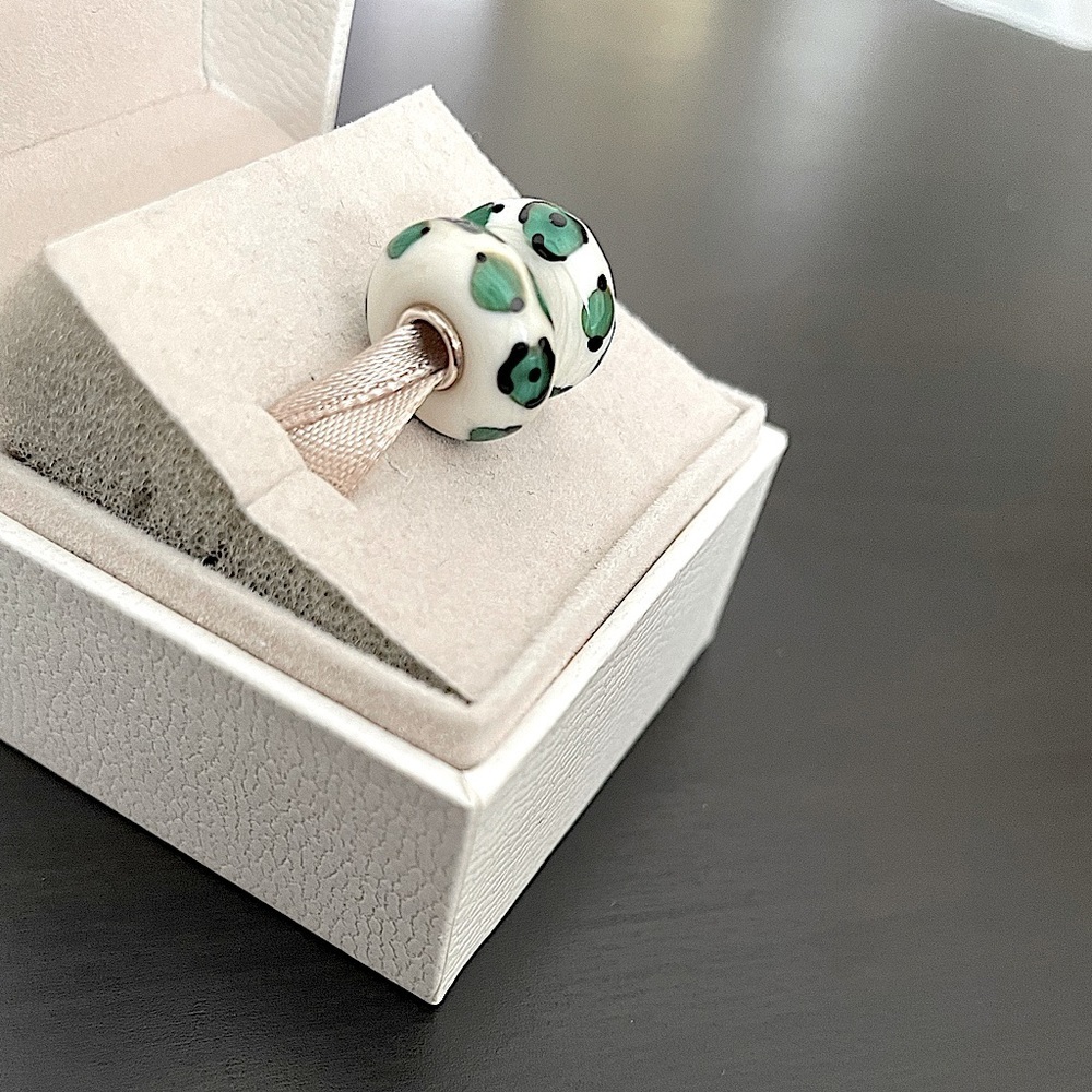 Trollbeads green leopard beads - Picture 3 of 3